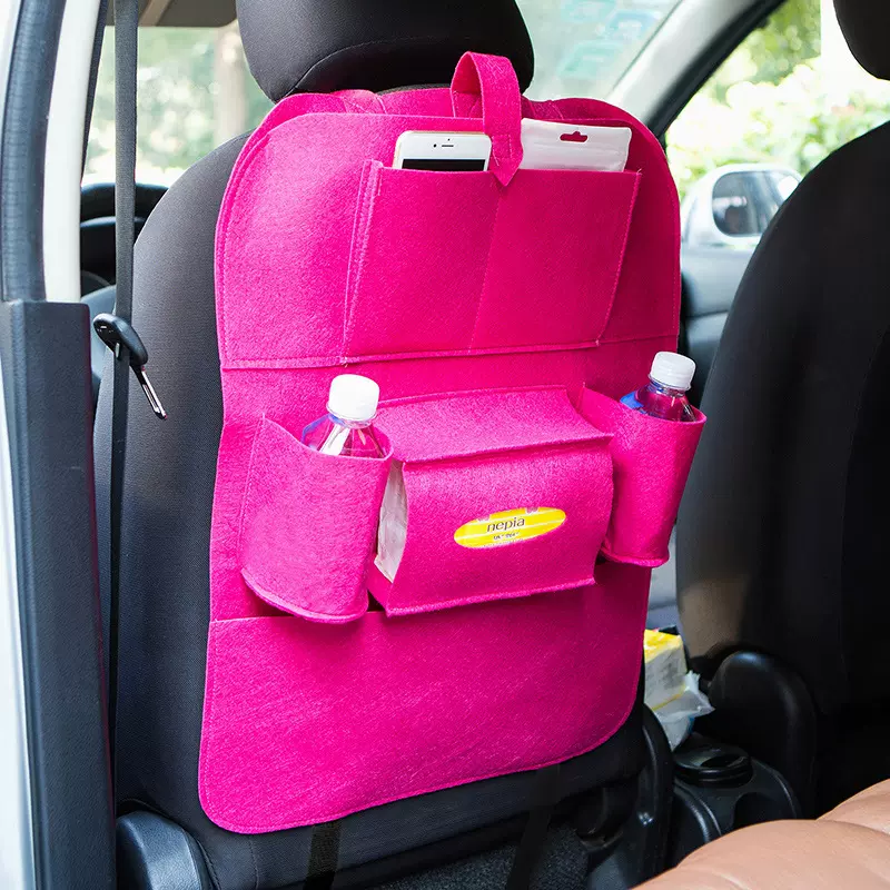 Practical Auto Car Seat Back Multi-Pocket Storage Bag-Taobao