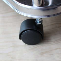 1.5-inch M6 furniture casters with brakes, office swivel chair wheels, 10,000 M directional wheels, baby bed, screw thread pulleys