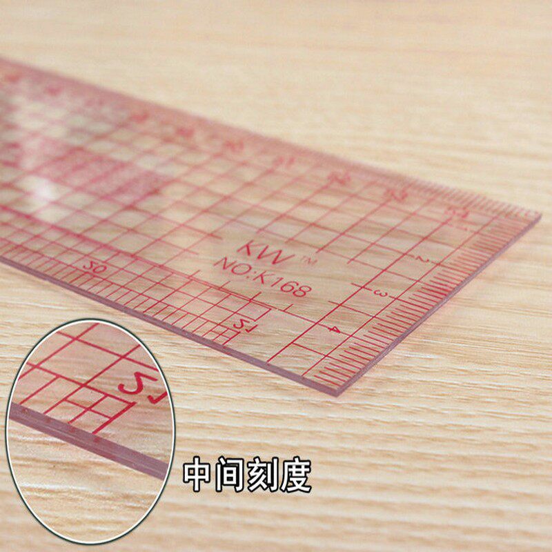 부드럽고 깨지지 않는 그레이딩 자, 길이 55CM, 종이 패턴 자, 의류용 소프트 자, 패턴 제작 S 용품, 닳지 않는 스케일 내장 -