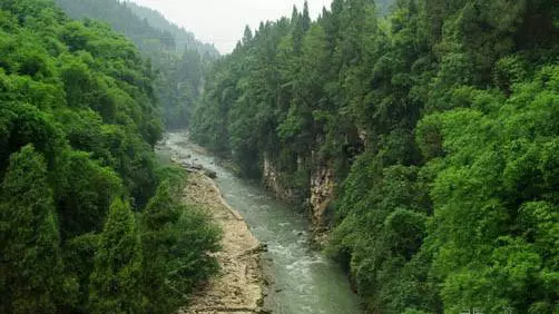 天台峡谷图片