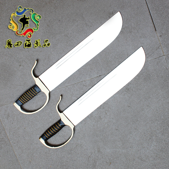 【詠春双刀】日本刀　模造刀　 肋差 短刀 一体八斬刀 2本 刀装具 詠春双刀】日本刀 模造刀 肋差 短刀 一体八斬刀 2