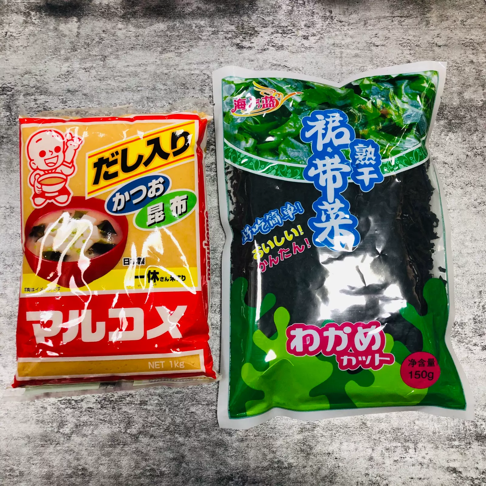 味增汤酱日本进口丸米一休味噌1kg海阿蓝裙带菜