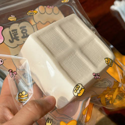 Super Moist, Soft, and Tender Tofu Slow Rebound Stress Relief Toy Squishy, Same Style as on Xiaohongshu