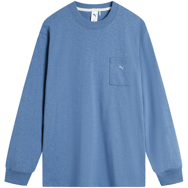 
PUMA official website flagship black label men's and women's new NAVY sportswear casual long-sleeved T-shirt 623126