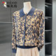 Woodpecker middle-aged and elderly women's clothing, mother's clothing, fashionable and age-reducing, slimming, lapel bottoming shirts, sweaters, feminine tops