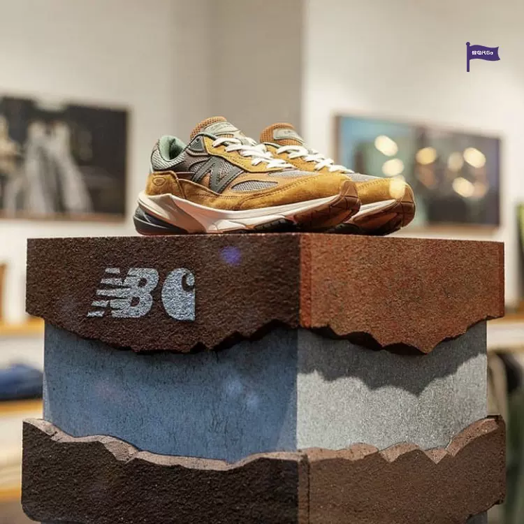 现货CARHARTT WIP X NEW BALANCE 990V6 NB卡哈特美产复古跑步鞋-Taobao