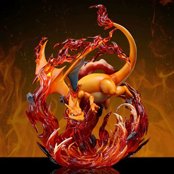 Charizard Figure Pokémon Model Gk Figure Trendy Toy Statue Reak Gift Merchandise