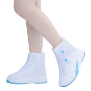 
Shoe covers with waterproof rain boots, non-slip men and women, thickened wear-resistant rain boots, silicone water shoes, foot covers on rainy days