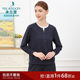 Milanden middle-aged and elderly mothers women's clothing 2025 new autumn casual fashion round neck long-sleeved sweatshirt for women