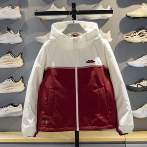 
Li Ning Women's Short Cotton Jacket 2026 Spring Chinese Culture Series Forbidden City Co-branded Water Repellent Jacket AJMW084