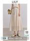 LILY2025 summer new women's clothing modal blend simple draping loose casual and versatile A-line skirt skirt
