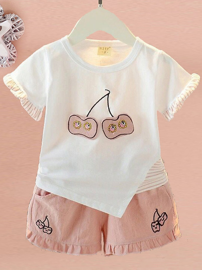 VIKITA Conjuntos De Ropa Para Niñas Camiseta Casual De