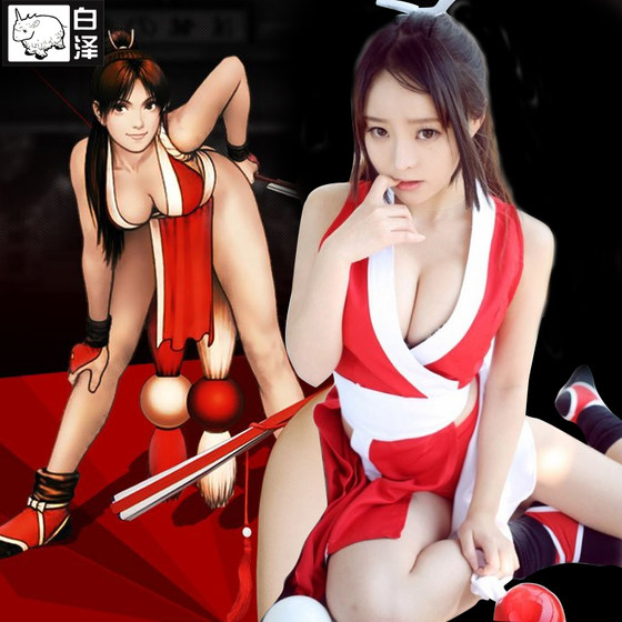 
Shiraze King of Fighters Bushima COS COS Clothing Ninja Clothes Cosplay Women's Clothes Sexy Performance Clothes Legend of Hungry Wolf