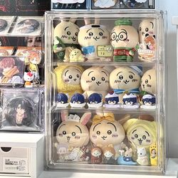 Chiikawa Storage Box Display Cabinet Chiikawa Display Stand Usagi Shiba Transparent Dustproof Pendant Organizer