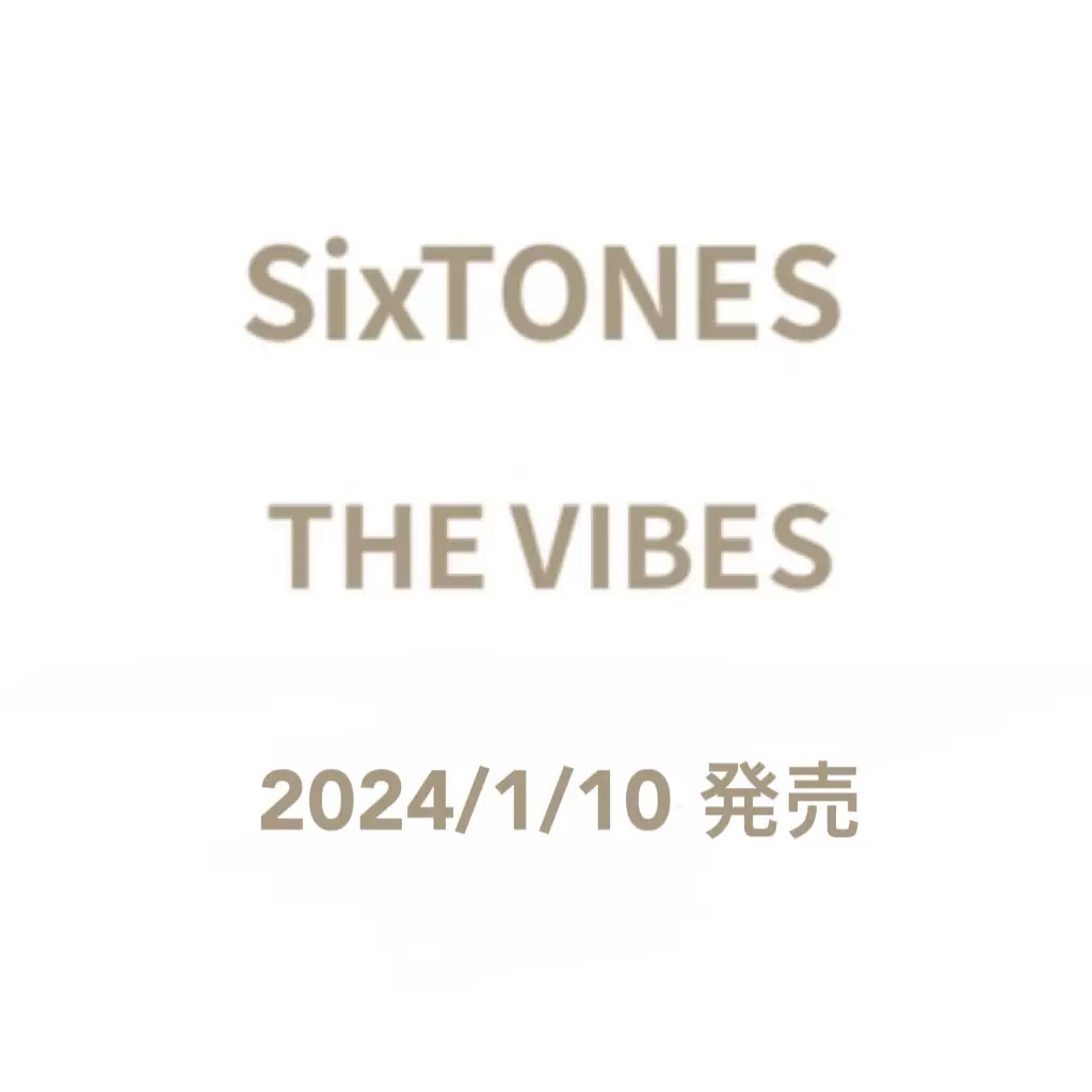 预订】2024/1/10 SixTONES THE VIBES 六筒附特典-Taobao