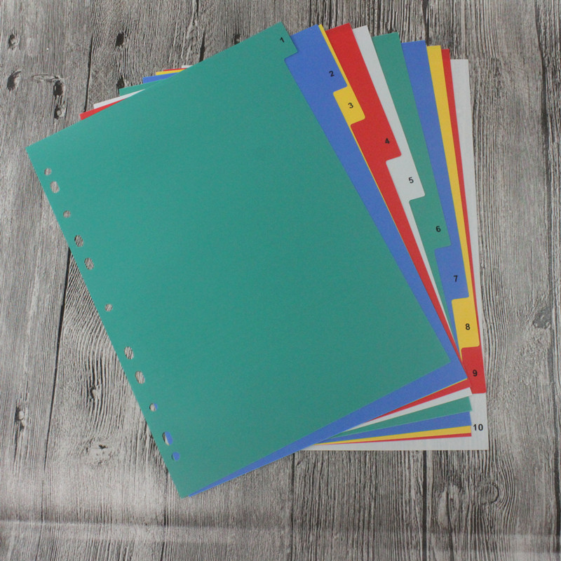 A4 포토 앨범 페이징 용지|디지털 분류 페이지 10 페이지 플라스틱 스페이서 용지 PP 분류 페이지 컬러 디지털 무료우송-