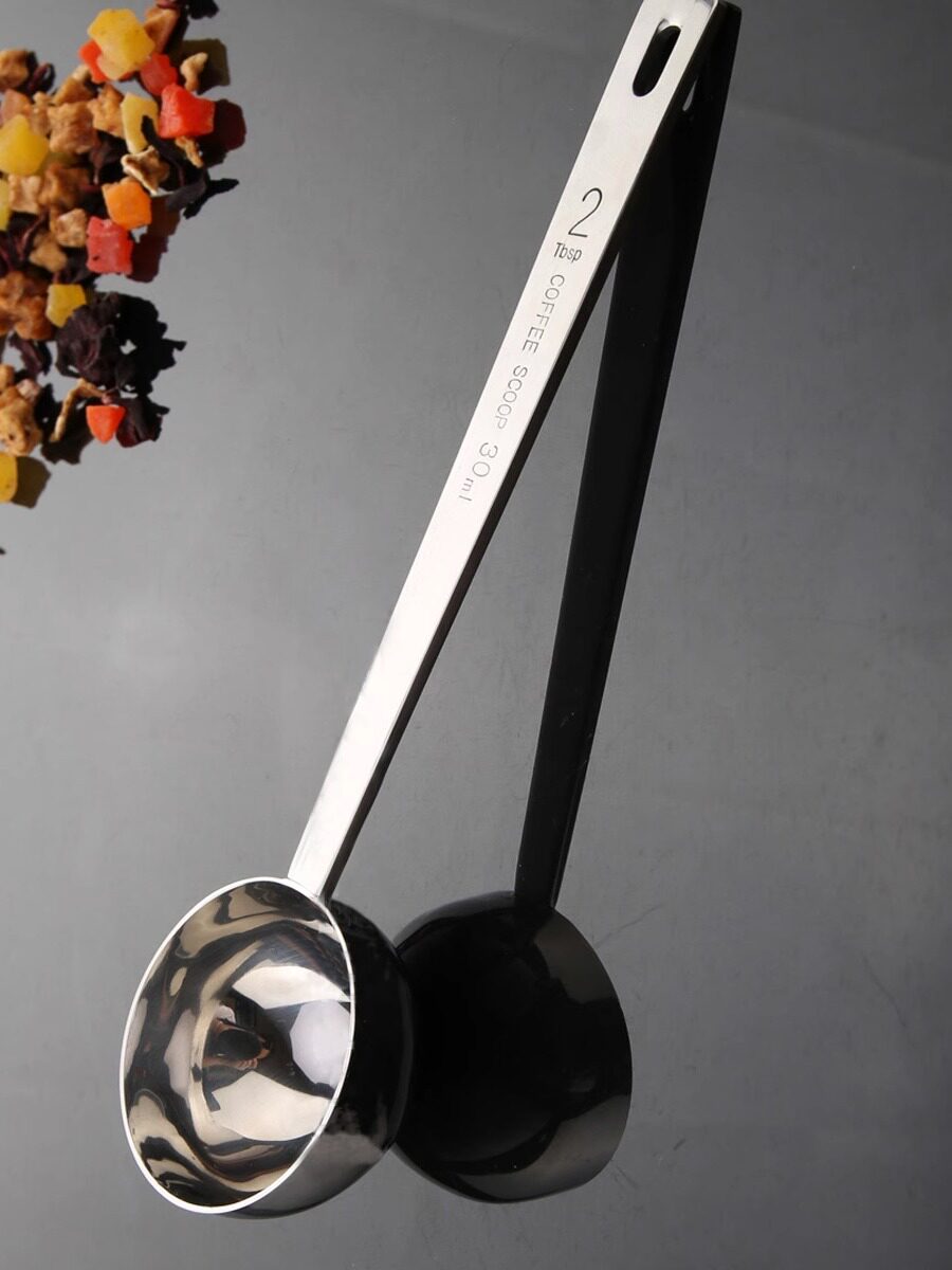 Cucchiaio Dosatore 2-in-1 In Acciaio Inox Per Caffè: Misura E Pressa La Polvere Per Un Espresso Perfetto