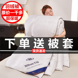 [Free Duvet Cover] Hotel down Quilt Winter Quilt Thickened Warm Quilt Core Spring and Autumn Quilt down Cotton Quilt Winter Quilt