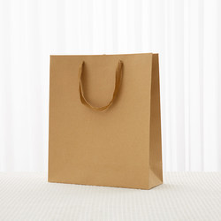 【Photo Frame Gift Bag】Minimalist Style Cotton and Linen Tote Bag with Thickened Kraft Paper for Gifting, High-End Gift Shopping Packaging