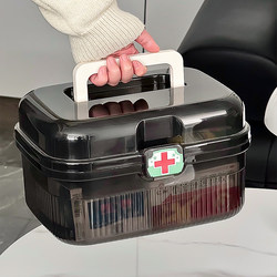 Medicine Box for Home Use, Large-Capacity Medicine Storage Box, Household Large Medicine Box, Medicine Box Organizer, First Aid Box