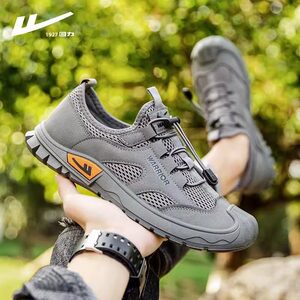 
Pull back men's shoes hiking shoes 2026 summer new mesh breathable outdoor wading hiking sports shoes for men