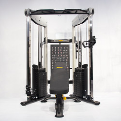 Smith Machine Comprehensive Training Equipment for Home Exercise and Fitness, Large and Small Bird Cages, Commercial Multi-Functional Single-Person Use