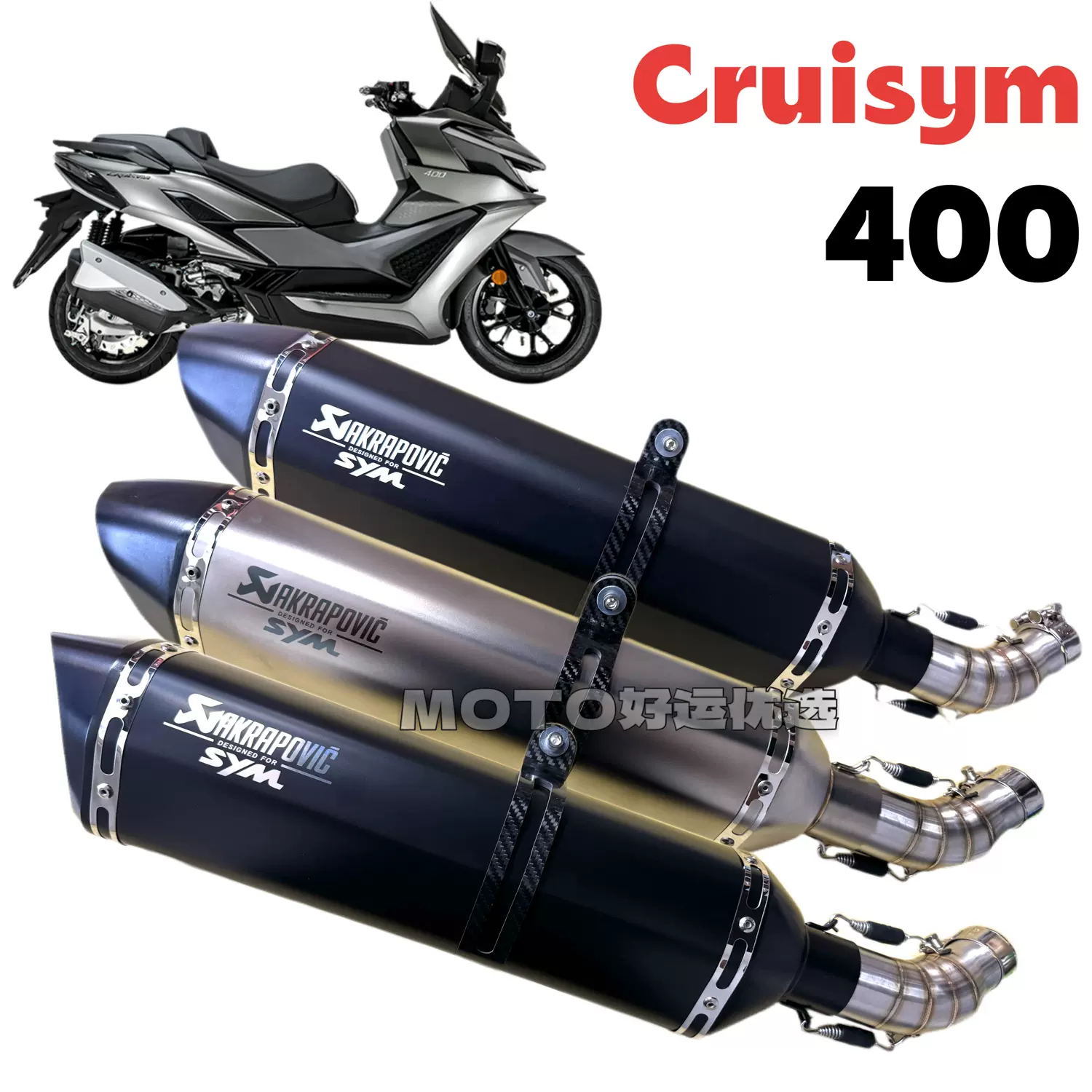 川崎ZX4R ZX4RR 改装排气管吉村AT2一体式尾段，浑