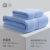 Sky blue two-piece set (comes with laundry bag) towel + bath towel 1.8 meters x 0.9 meters 