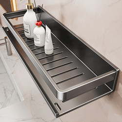 Bathroom Storage Rack, Special for Bathrooms, No-Drill Wall-Mounted Washroom Sink Wall Storage Shelf