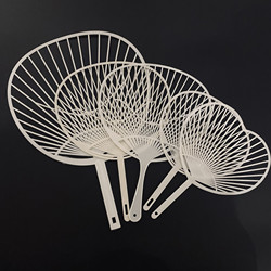 Advertising Round Fan, Large and Small Plastic Fan Frame, Advertising Fan Production, Concert Support Fan, DIY Handmade Plastic Fan Frame