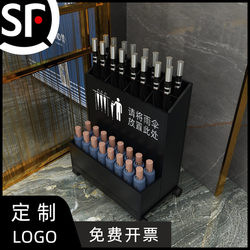 Commercial Umbrella Stand, Light Luxury Metal, Large Capacity, Hotel Lobby, Store, School Classroom, Umbrella Storage Bucket