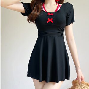 
Ti Xiaoxia 2025 new swimsuit women's one-piece conservative belly-covering slimming high-end hot spring swimsuit