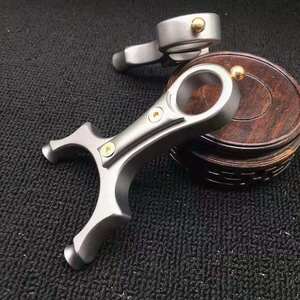 
New precision eating chicken S2 high-end stainless steel flying tiger flat rubber band slingshot and other outdoor catapult leisure toys