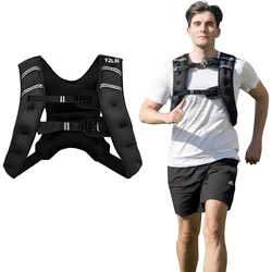 Running Vest Bag Weight-Bearing Fitness Training Special Sand Clothing Invisible Vest Sports Strength Shoulder Sandbag Reflective Now