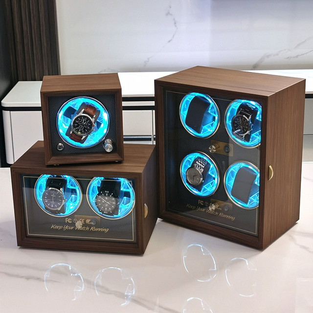 Table rocker mechanical watch household self-oscillating device rotary table automatic rocking device rotating winding watch box watch storage box