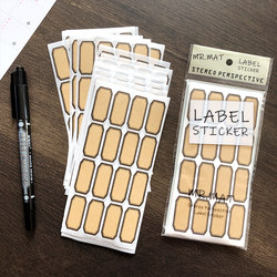 320 Pieces of Creative Retro Adhesive Labels, Handwritten, Self-Adhesive Sticky Notes, Small Labels, Marking Stickers