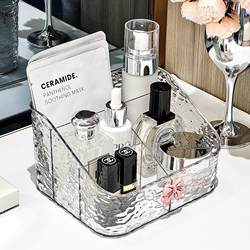 Japanese-Style Exquisite Light Luxury Cosmetics Storage Box Desktop Dressing Table Lipstick Skincare Products High-End Acrylic