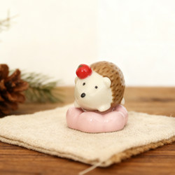 Jingdezhen Ceramic Rotating Ornament Cartoon Little Hedgehog Office Home Desktop Decoration Creative Birthday Gift