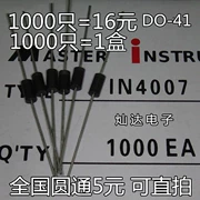 Diode chỉnh lưu 1N4007 IN4007 45mm chất lượng cao MIC 1A1200V 1000 chiếc trong hộp