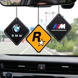 Car Air Freshener Fragrance Tablets, Long-Lasting Light Scent for Car Interior, Odor Removal Perfume Pendant, Trendy Car Fragrance Tablets, R-Star Hanging Ornament