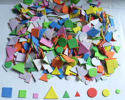 Geometric graphics creative collage stickers