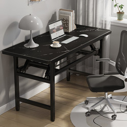 Foldable Table Computer Desk Desktop Installation-Free Desk Home Dining Table Office Desk Bedroom Study Table Stall Table