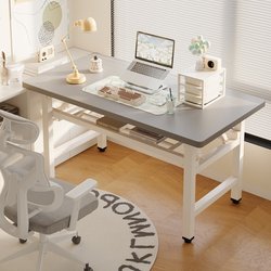 Foldable Computer Desk Desktop Desk Home Office Desk Bedroom Small Table Simple Study Writing Desk Rectangular