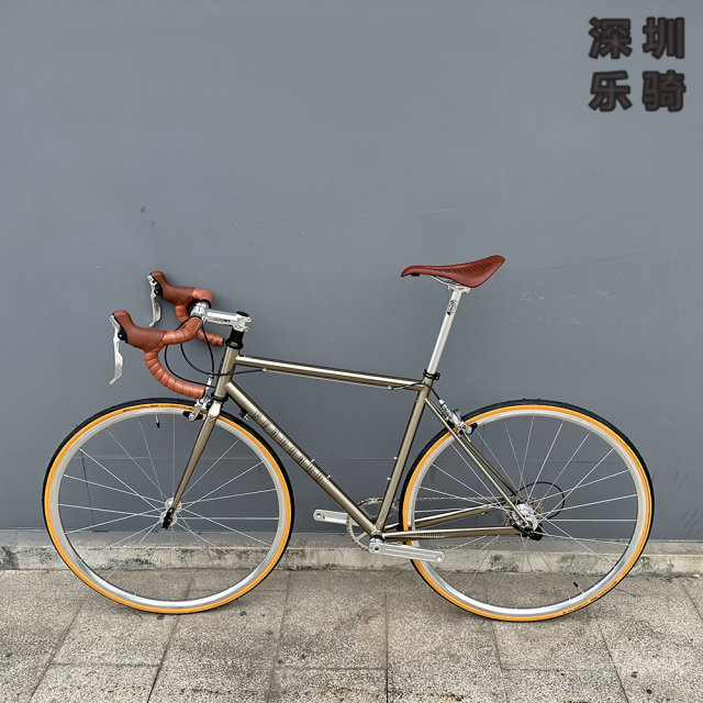 Custom Yun'an CR01 retro steel frame DIY assembly road vehicle 700C circle brake 11 speed 22 -speed bicycle vehicle
