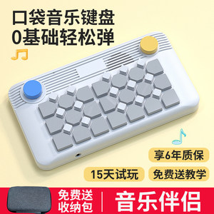 
Pocket music keyboard electronic piano portable MIDI arranger synthesizer beginner children adult birthday gift