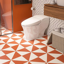   Retro-Style Floral Tiles for French-Style Bathrooms, Wall Tiles, Vintage Bathroom, Toilet, Kitchen, and Nonya-Style Small Floral Floor Tiles