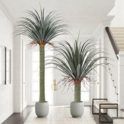 Simulated Yucca Tree, Simulated Green Plant Potted Plant, Indoor Living Room, Entrance Hall, Shop, Bed and Breakfast, Floor-Standing Decorative Ornaments