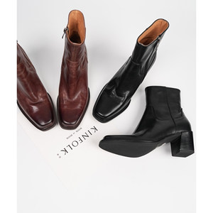 
Fermina Commuting Silent Short Boots Women's Thick Heel High Heel Women's Shoes New Naked Boots French Fashion Boots Martin Boots