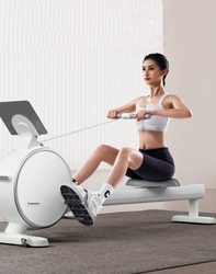 Westinghouse West Green Rowing Machine for Home Use with Magnetic Resistance, Gym Indoor Rowing Machine for Aerobic Exercise