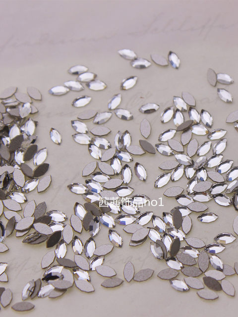 Shijia rhinestone 2200 mini flat bottom horse eye Austrian manicure jewelry drill handmade DIY Huazi pile drill 4*2mm